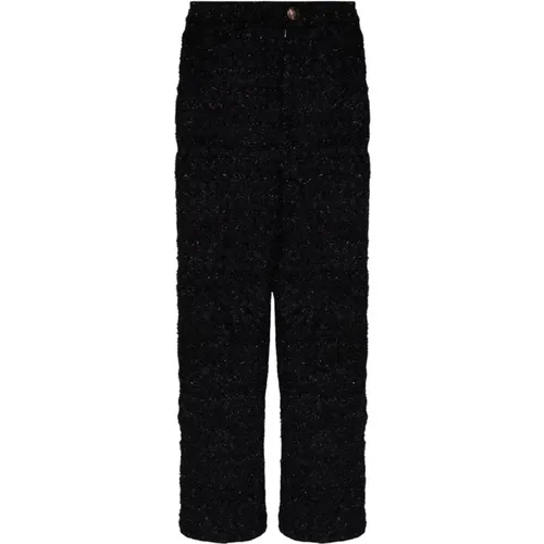 Tweed Trousers , female, Sizes: M - Balenciaga - Modalova