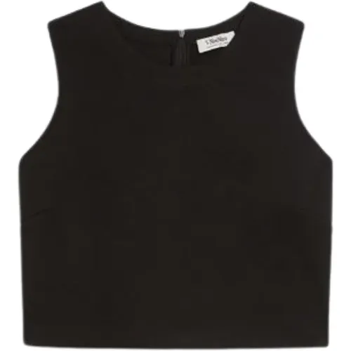 Boxy Jersey Top , female, Sizes: S - Max Mara - Modalova