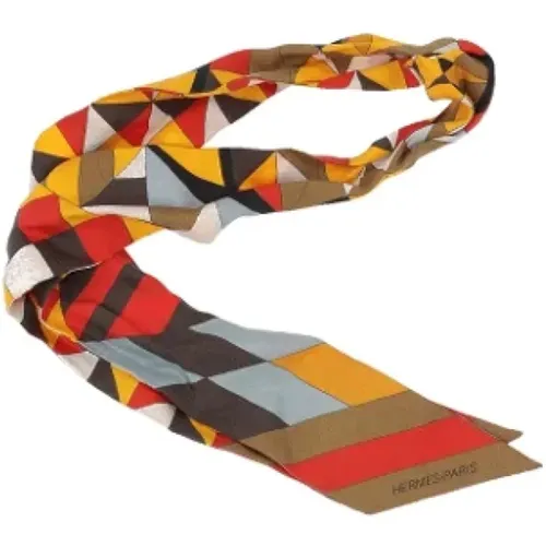 Pre-owned Silk scarves , female, Sizes: ONE SIZE - Hermès Vintage - Modalova