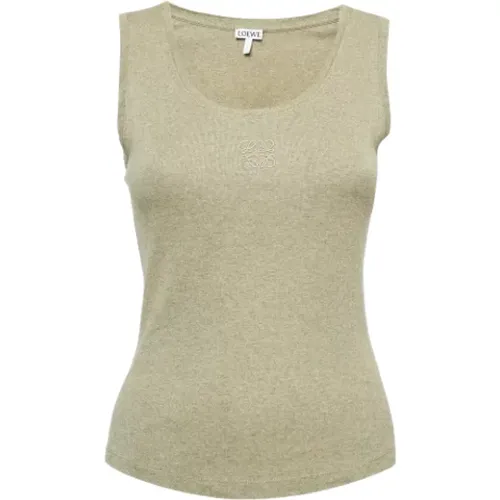 Pre-owned Cotton tops , female, Sizes: S - Loewe Pre-owned - Modalova