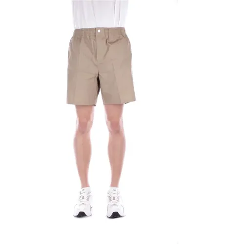 Shorts Zipper Button Pockets Cotton , male, Sizes: L, M, S - Lacoste - Modalova