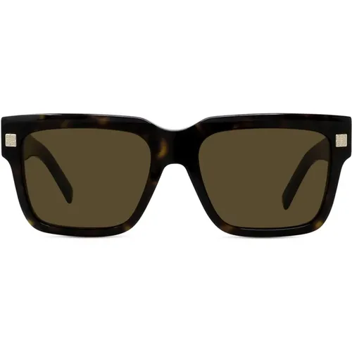 Dark Havana Square Sunglasses , female, Sizes: ONE SIZE - Givenchy - Modalova
