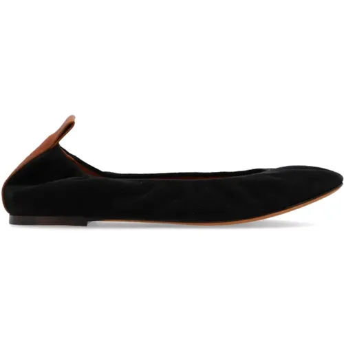 Suede ballerinas , female, Sizes: 7 UK, 6 UK, 8 UK, 5 UK, 4 UK, 3 UK - Lanvin - Modalova