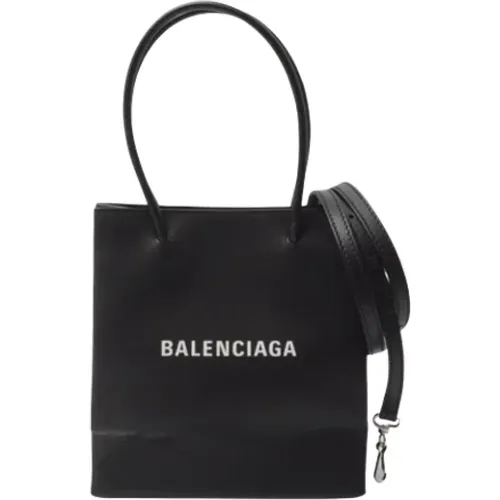 Pre-owned Leather totes , female, Sizes: ONE SIZE - Balenciaga Vintage - Modalova