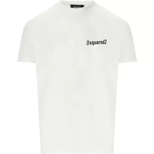 Cool Fit Logo Print T-Shirt , male, Sizes: XL, L, M - Dsquared2 - Modalova