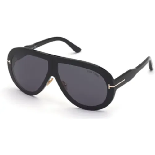 Stilvolle Sonnenbrille in Klassischem Schwarz - Tom Ford - Modalova