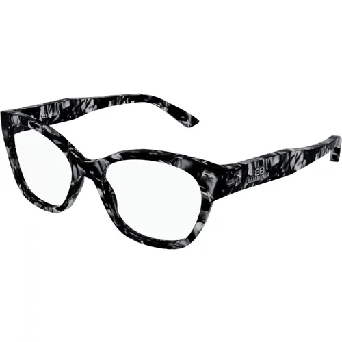 Square Cat-Eye Acetate Glasses , unisex, Sizes: 53 MM - Balenciaga - Modalova