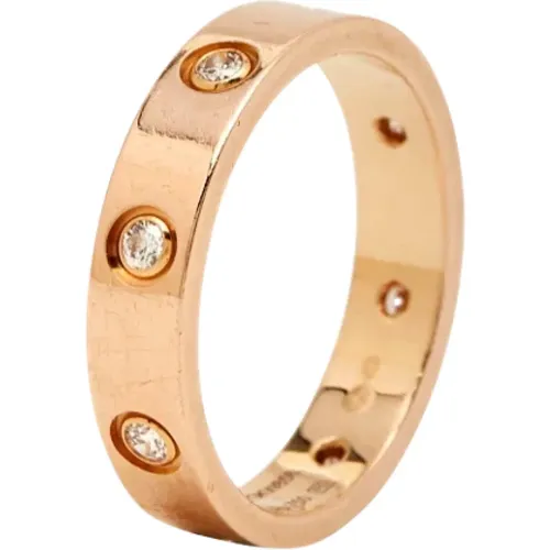 Pre-owned Gold rings , female, Sizes: ONE SIZE - Cartier Vintage - Modalova