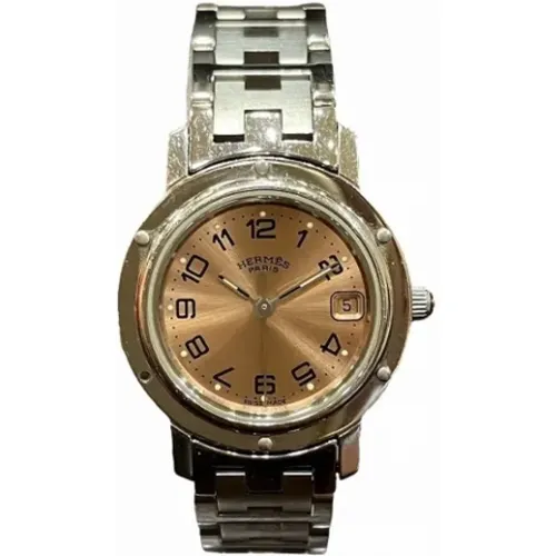 Pre-owned Stainless Steel watches , female, Sizes: ONE SIZE - Hermès Vintage - Modalova