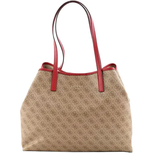 Braune Große Tote Tasche für Frauen - Guess - Modalova