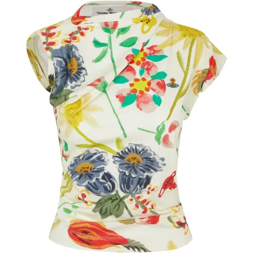 Folklore Flower Top , Damen, Größe: M - Vivienne Westwood - Modalova