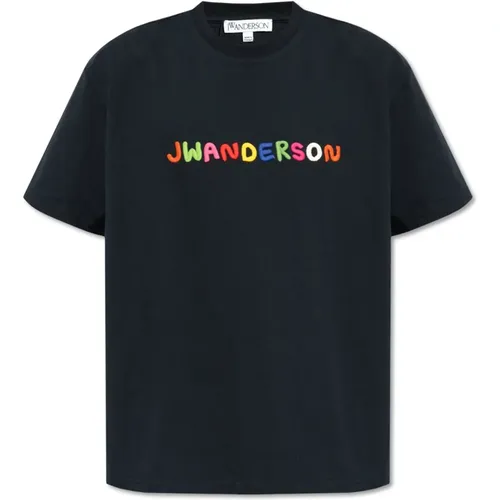 T-shirt with logo , male, Sizes: M, L, S, XL - JW Anderson - Modalova