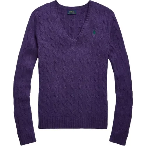 Kimberly Valley Heather Twisted Knit Sweater , female, Sizes: S, XS - Polo Ralph Lauren - Modalova