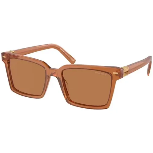 Frame Lenses Sunglasses , unisex, Sizes: 55 MM - Miu Miu - Modalova