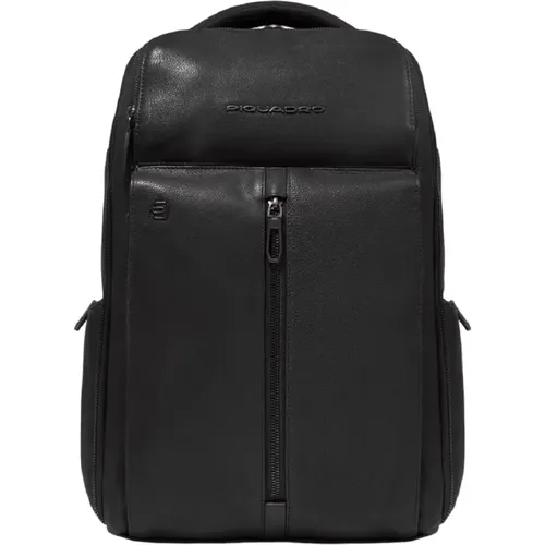 Laptop and iPad Backpack , male, Sizes: ONE SIZE - Piquadro - Modalova