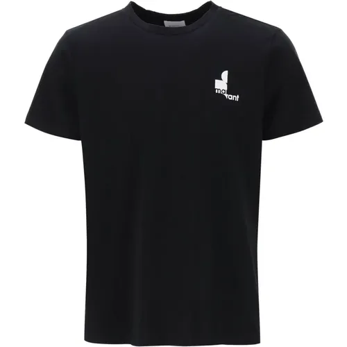 Zafferh Logo Print T-Shirt , Herren, Größe: 2XL - Isabel marant - Modalova