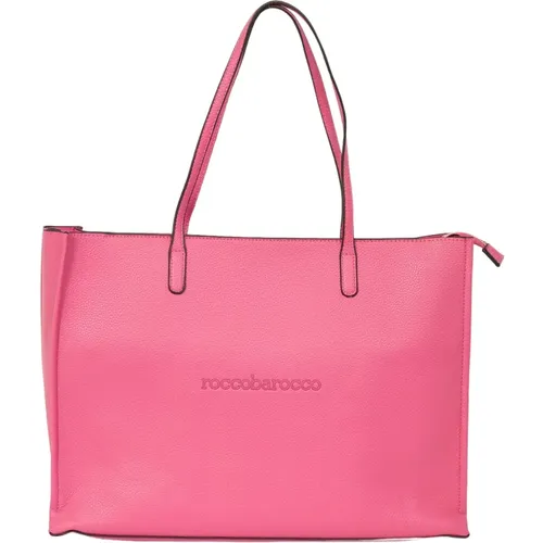 Fuchsia Shopping Bag Olivia Line , female, Sizes: ONE SIZE - roccobarocco - Modalova