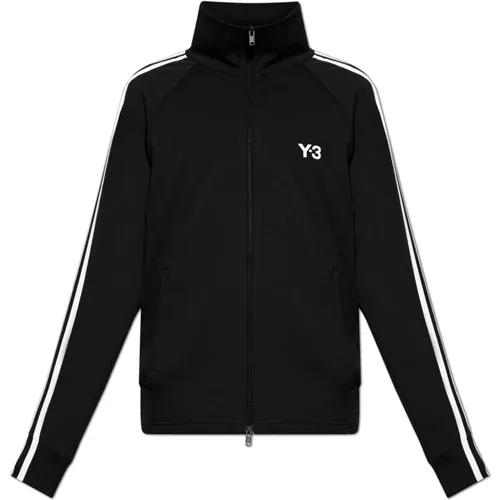 Sweatshirt mit Kragen , Herren, Größe: S - Y-3 - Modalova