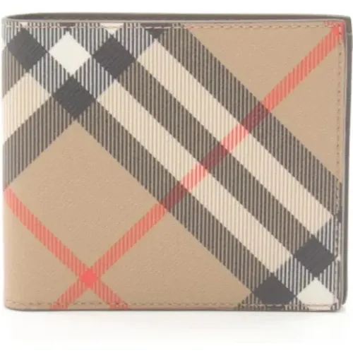 Pre-owned Coated canvas wallets , female, Sizes: ONE SIZE - Burberry Vintage - Modalova