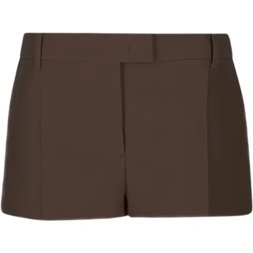 Braune Polyester Shorts Ss22 - Valentino - Modalova