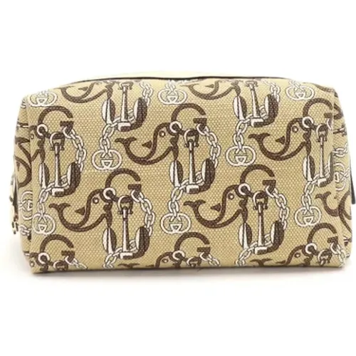 Pre-owned Canvas clutches , female, Sizes: ONE SIZE - Gucci Vintage - Modalova