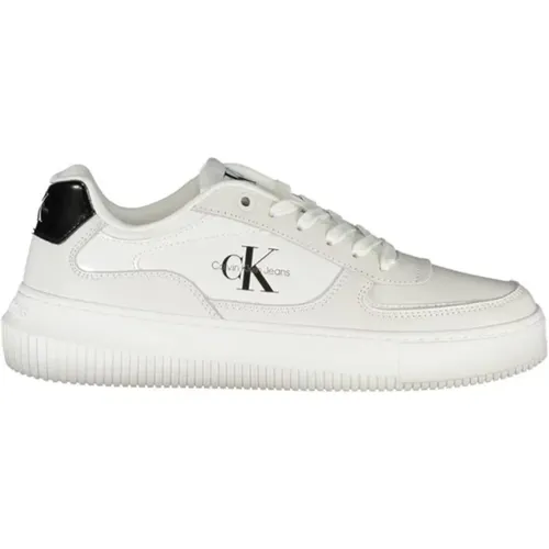 Polyester Sneaker , female, Sizes: 4 UK, 6 UK, 5 UK, 3 UK, 7 UK, 8 UK - Calvin Klein - Modalova