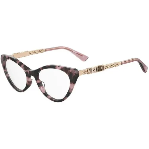 Stilvolle Brillengestelle für Frauen , Damen, Größe: 52 MM - Moschino - Modalova