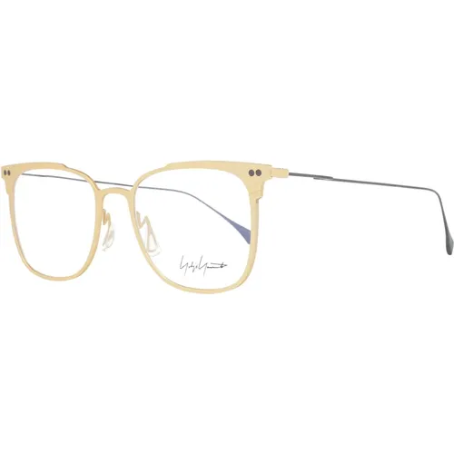 Goldene Herren Optische Brillen mit Blauem Filter - Yohji Yamamoto - Modalova