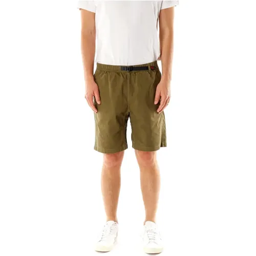 Shorts mit mittlerer Leibhöhe und Logo-Patch,Shorts G101Ogt - Gramicci - Modalova