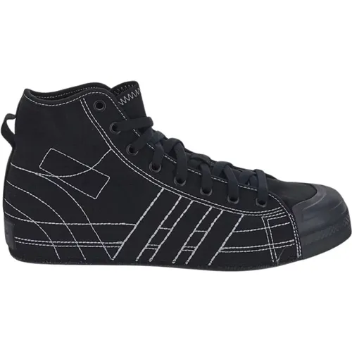 Canvas Hi-Top Sneaker , Herren, Größe: 41 1/2 EU - Y-3 - Modalova