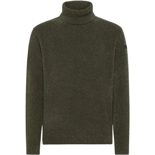 Hochgeschlossener Bouclé-Wollpullover , Herren, Größe: L - RRD - Modalova