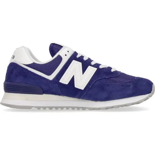 Blaue Low-Top-Sneaker 574 , Herren, Größe: 42 EU - New Balance - Modalova