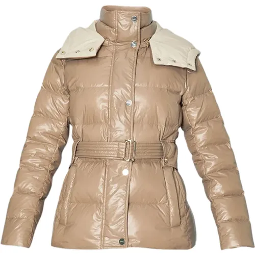 Padded Hooded Jacket with Quilted Design , female, Sizes: S, L, XS, 2XS, M - Liu Jo - Modalova