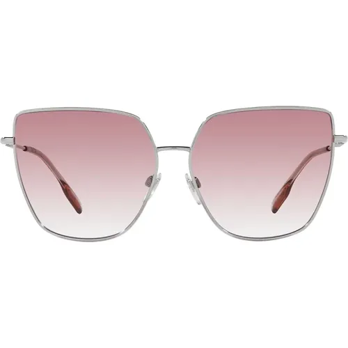 Bold Irregular Shape Sunglasses , female, Sizes: 61 MM - Burberry - Modalova
