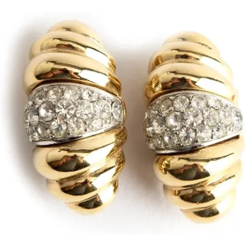Goldene Metall Givenchy Ohrringe , Damen, Größe: ONE Size - Givenchy Pre-owned - Modalova