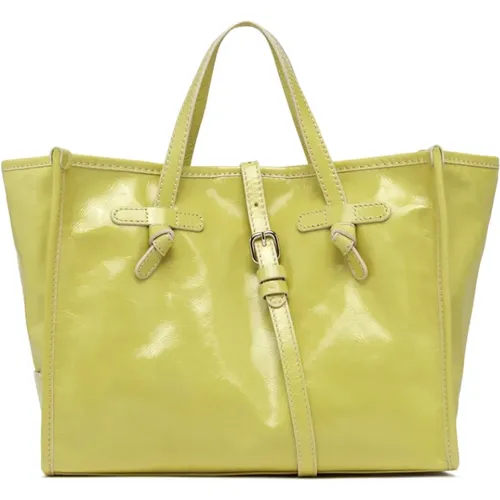 Vintage Translucent Leather Bag Marcella , female, Sizes: ONE SIZE - Gianni Chiarini - Modalova