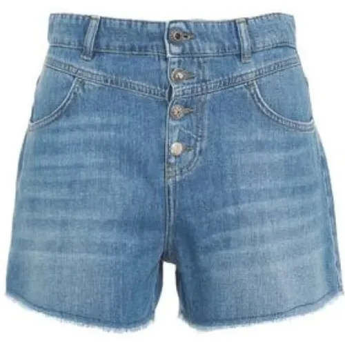 Zerrissene High Waist Denim Shorts , Damen, Größe: W25 - Liu Jo - Modalova