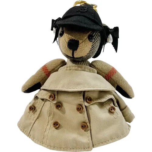 Vintage Check Teddybär Schlüsselanhänger , unisex, Größe: ONE Size - Burberry - Modalova