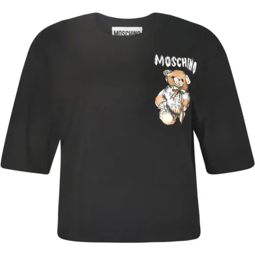 Designer T-Shirts und Polos , Damen, Größe: XS - Moschino - Modalova