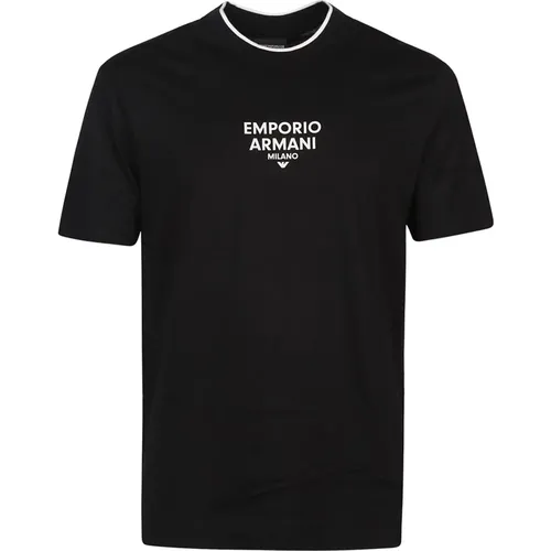 Nero T-Shirt,Blau T-Shirt 09R6,Avorio T-Shirt - Emporio Armani - Modalova