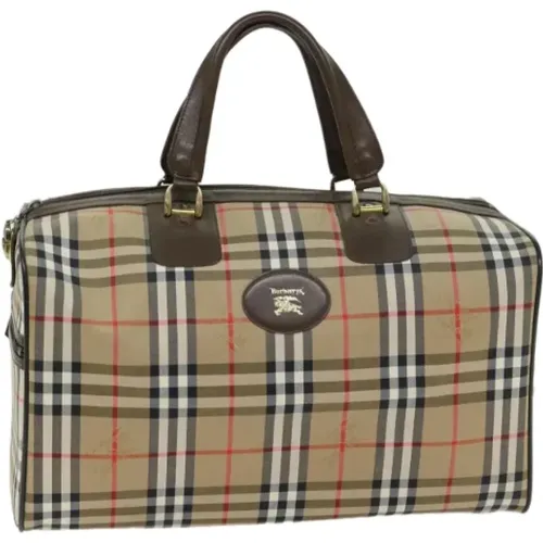 Pre-owned Canvas travel-bags , female, Sizes: ONE SIZE - Burberry Vintage - Modalova