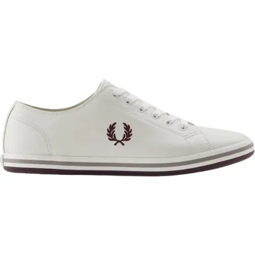Classic Leather Sneakers with Laurel Embroidery , male, Sizes: 7 UK, 9 UK, 10 UK - Fred Perry - Modalova