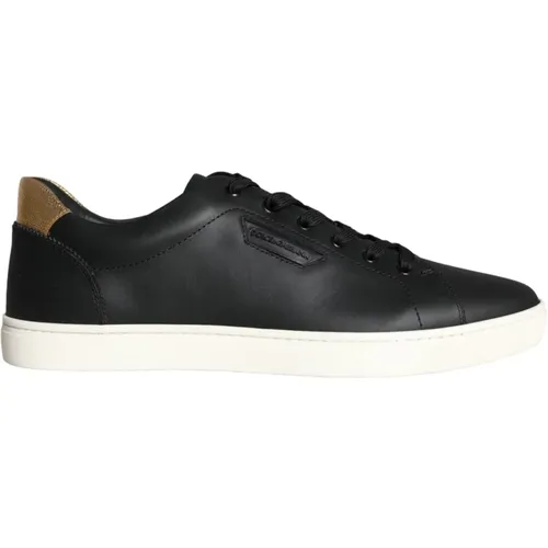 Leather Portofino Low Top Sneakers , male, Sizes: 11 UK - Dolce & Gabbana - Modalova