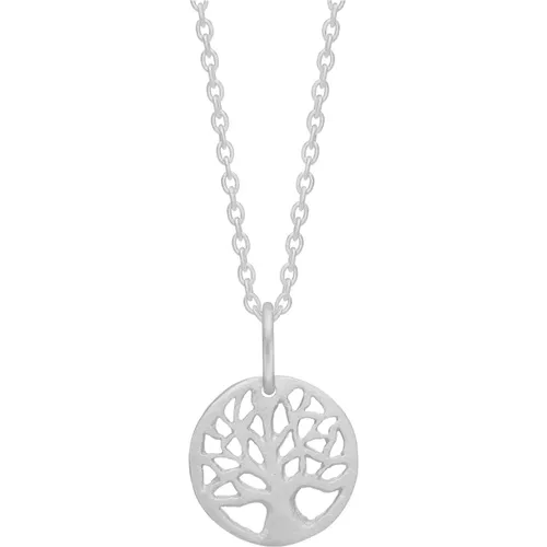 Baum des Lebens Halskette Silber , Damen, Größe: S - Frk. Lisberg - Modalova