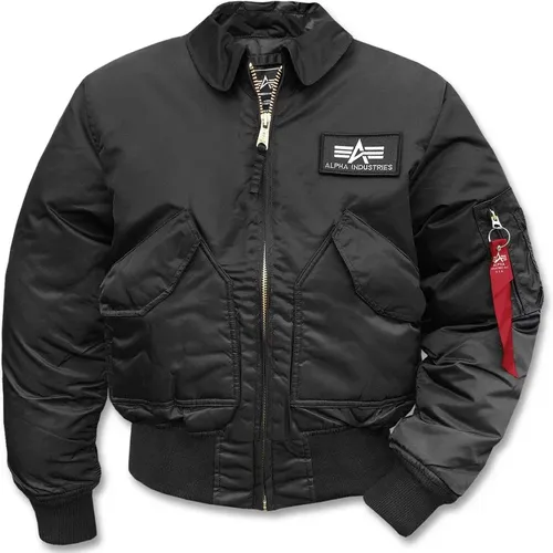 Flight Jacket , Herren, Größe: L - alpha industries - Modalova