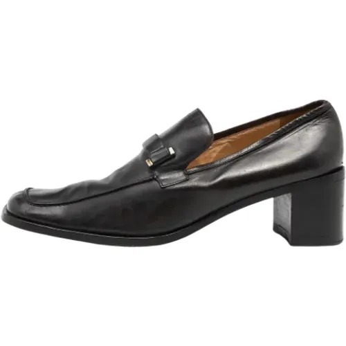 Pre-owned Leather heels , female, Sizes: 7 UK - Gucci Vintage - Modalova