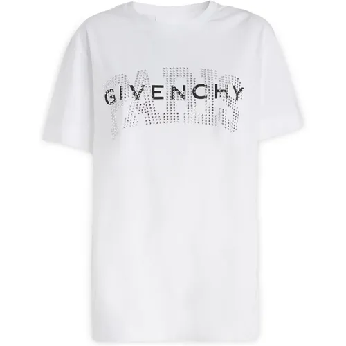 Iconic Logo Damen T-Shirt , Damen, Größe: L - Givenchy - Modalova