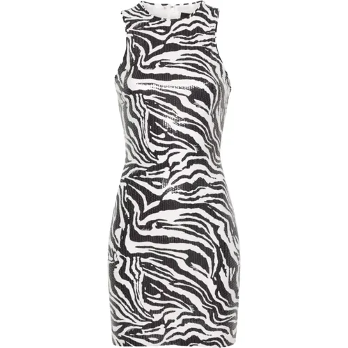Zebra Print Pailletten Kleid , Damen, Größe: XS - Rotate Birger Christensen - Modalova
