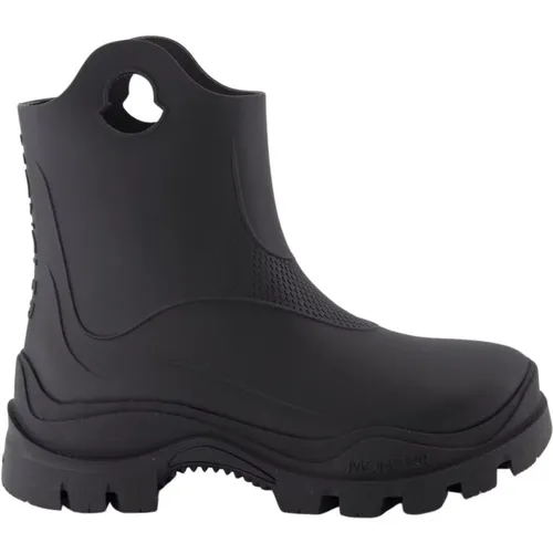 Rain Boots Waterproof Slip-On Round Toe , female, Sizes: 3 UK, 4 UK, 5 UK, 6 UK - Moncler - Modalova