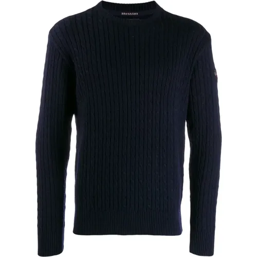 Knitted roundneck sweater , male, Sizes: S, M, XL, 2XL - PAUL & SHARK - Modalova